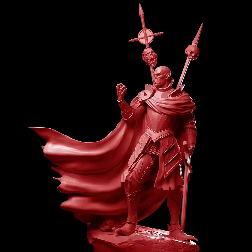 1/24 Evil Spirit Warrior, Resin Model Figure Kit, Fantasy Theme, Unassembled and Unpainted