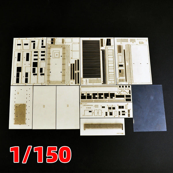 1/150 Modern Railway Station & Bus Stop, Resin Model Terrain Kit, Unpainted