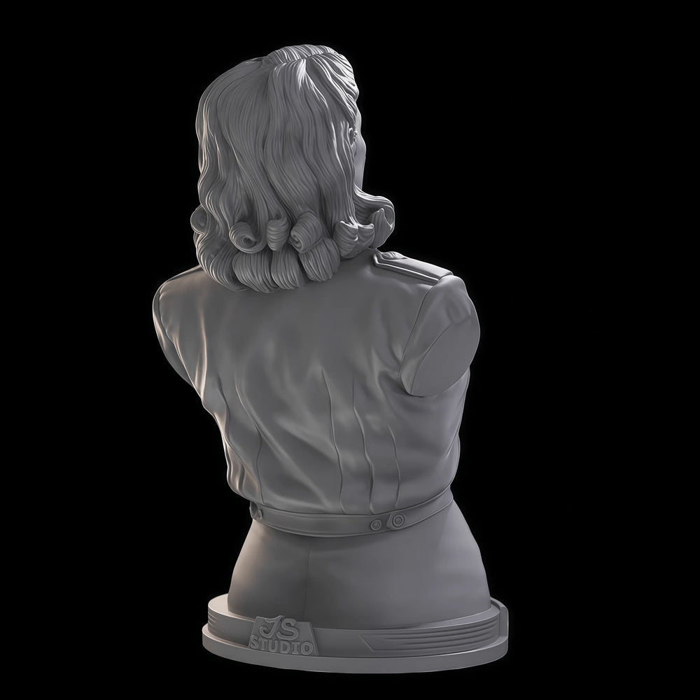 100mm Modern Female Portrait, Resin Model Bust Kit, Unassembled and Unpainted
