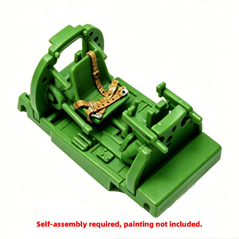 1/32 WWII Japanese Aircraft Pilot Seat, Resin Model Accessory Kit, Unpainted