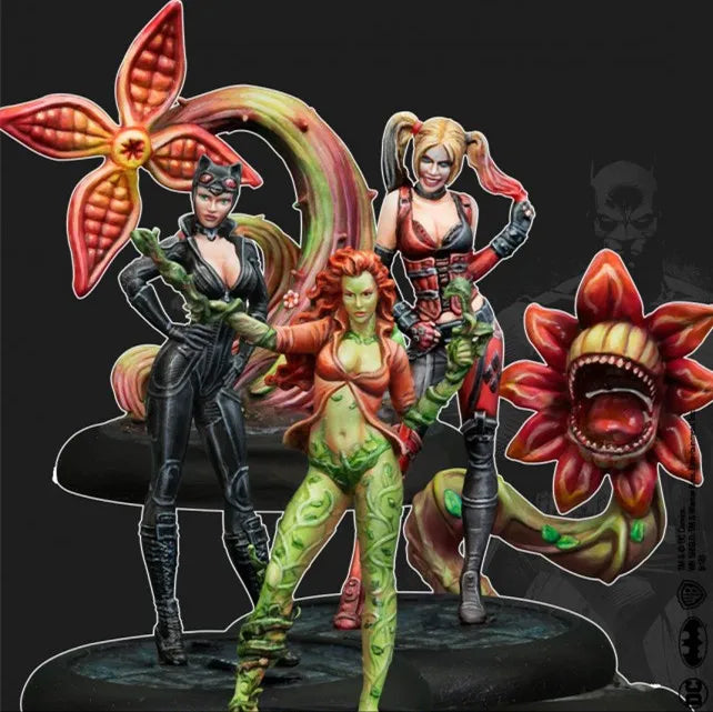 35mm Female Fantasy Warrior with Floral Elements, Resin Model Figure Kit, Fantasy Theme, Unassembled and Unpainted