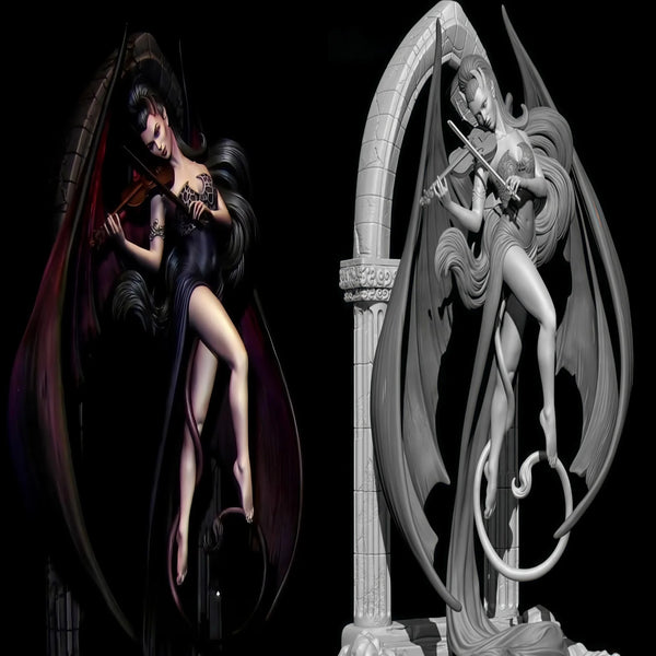 1/24 Goddess with Wings, Resin Model Figure Kit, Fantasy Theme, Unassembled and Unpainted