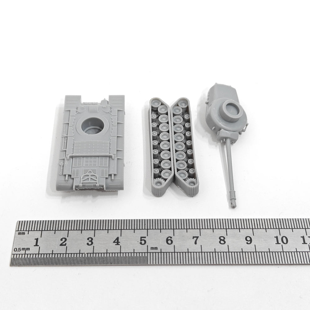 1/144 WWII Soviet T34 Heavy Tank, Resin Model Vehicle Kit, Unassembled and Unpainted