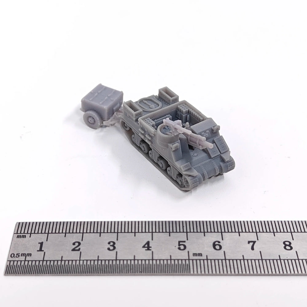 1/144 WWII Allied M7 Priest, Resin Model Vehicle Kit, Unassembled and Unpainted