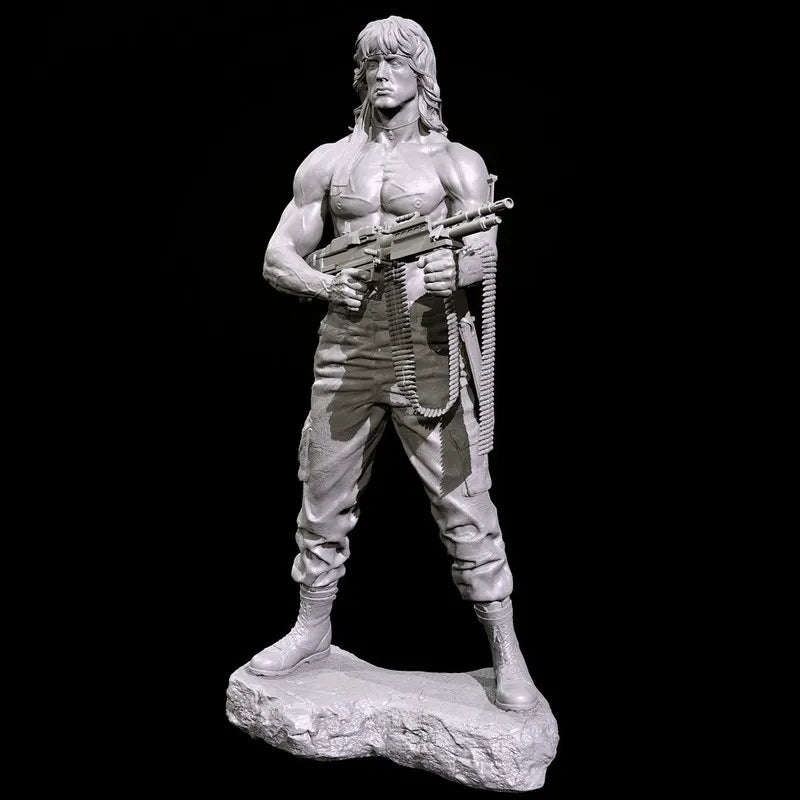 38mm Modern Tactical Operator, Resin Model Figure Kit, Unassembled and Unpainted