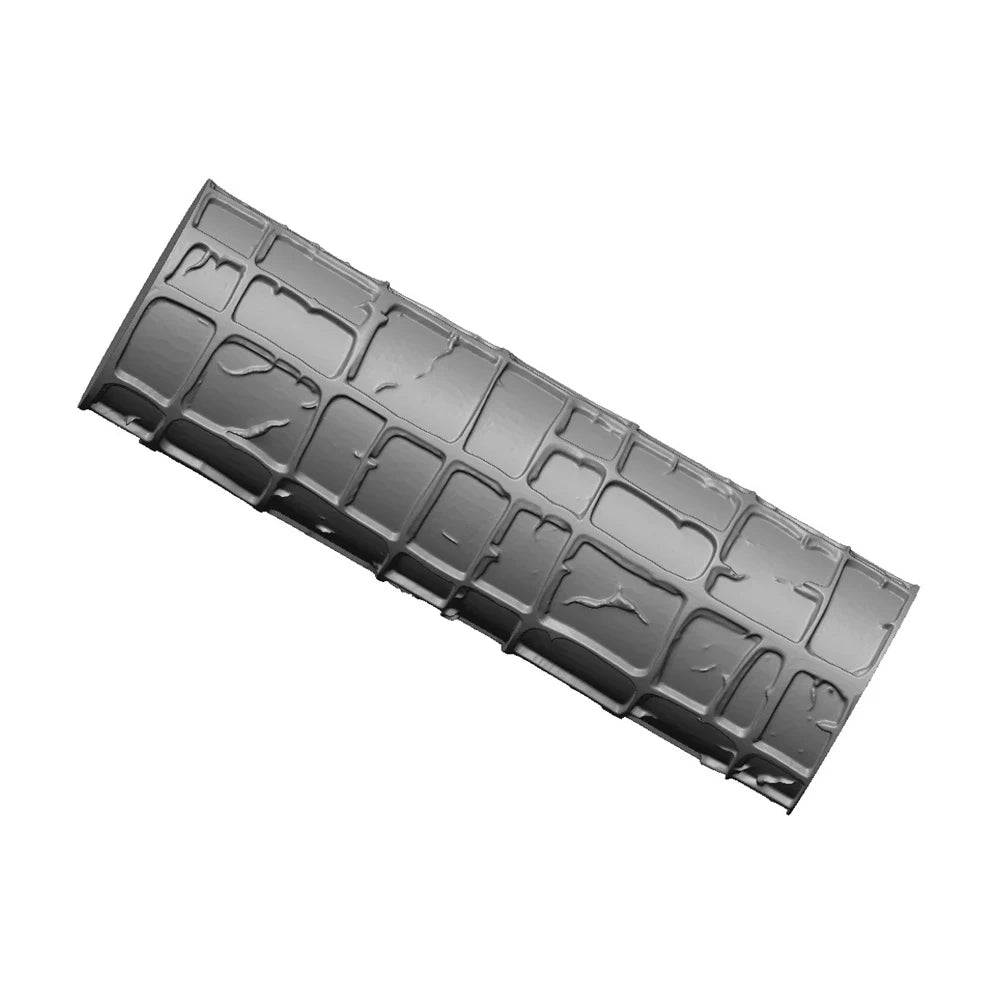 1/35 Stone Wall Base, Resin Model Terrain Kit, Military Theme, Unpainted