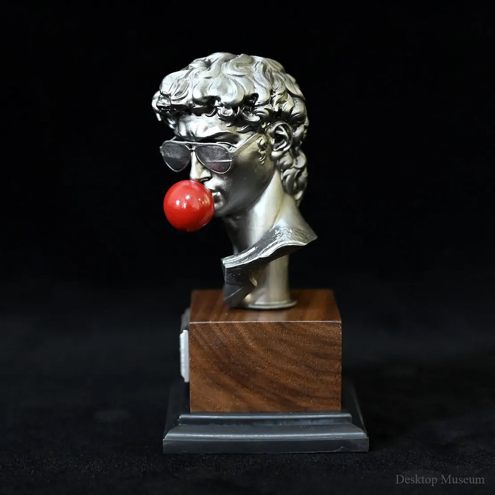 100mm David, Resin Model Bust Kit, Mythology Theme, Unassembled and Unpainted