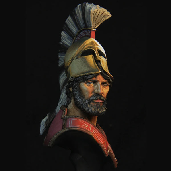 1/10 Ancient Greek Hoplite, 2 Figures, Resin Model Bust Kit, Unassembled and Unpainted