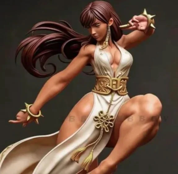 75mm Asian-Inspired Fantasy Sorceress, Resin Model Figure Kit, Anime Theme, Unassembled and Unpainted