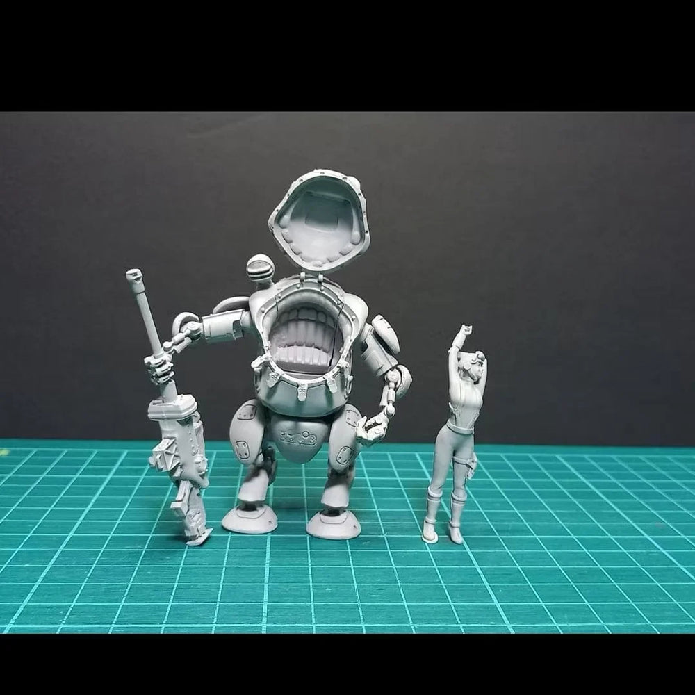 1/35 Military Mecha, Resin Model Vehicle Kit, Sci-Fi Theme, Unassembled and Unpainted