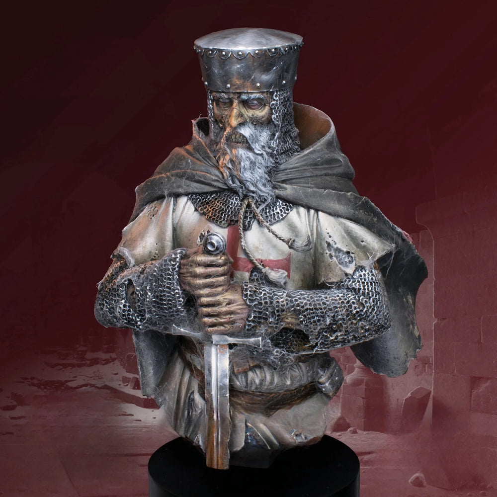 1/12 Medieval Knight Warrior, Resin Model Bust Kit, Unassembled and Unpainted