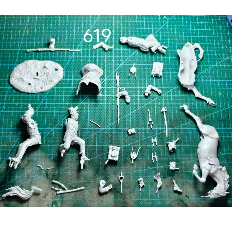 1/32 Resin Model Figure GK， Unassembled and Unpainted Kit
