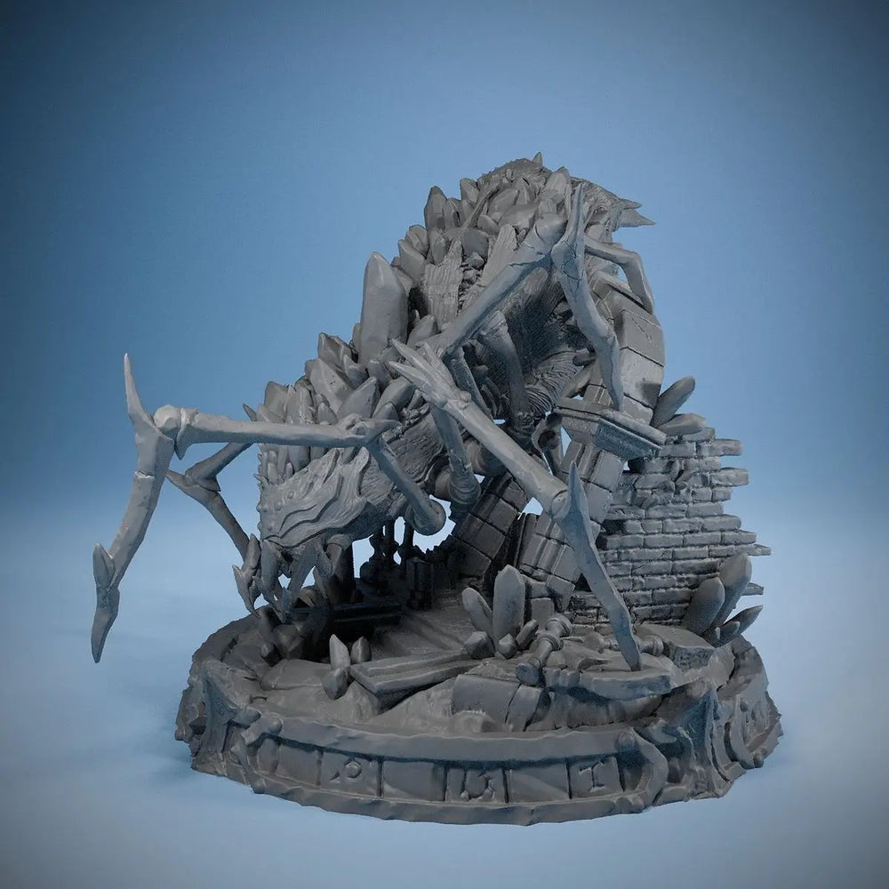 55mm Spider Monster on, Resin Model Creature Kit, Fantasy Theme, Unassembled and Unpainted