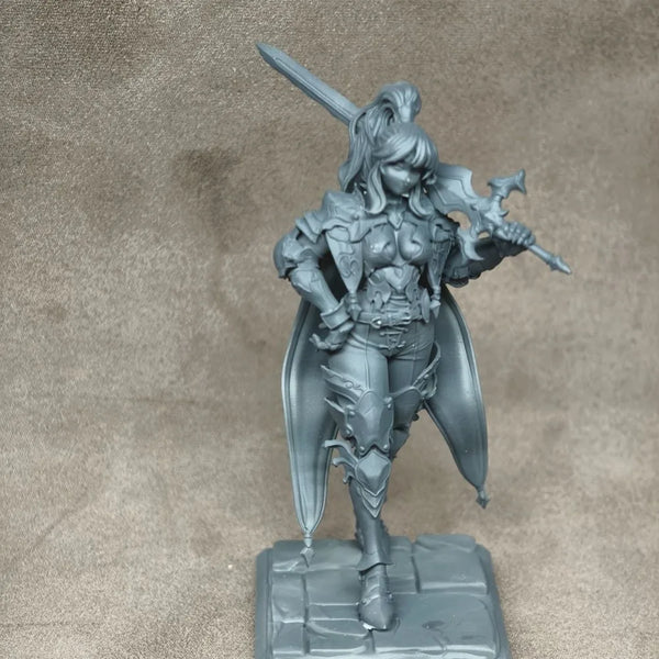 1/24 Medieval Female Knights, 5 Figures, Resin Model Figure Kit, Unassembled and Unpainted