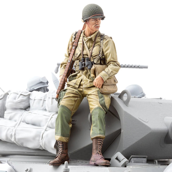 1/16 WWII US Army Infantry Set, 2 Figures, Resin Model Figure Kit, Unassembled and Unpainted