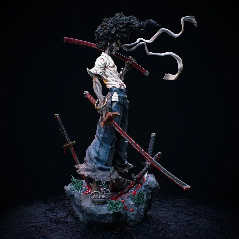75mm Samurai Warrior, Resin Model Figure Kit, Fantasy Theme, Unassembled and Unpainted