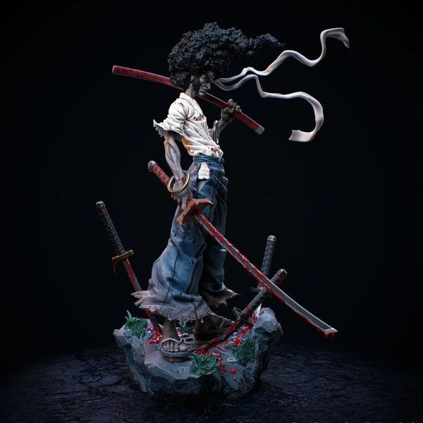 75mm Samurai Warrior, Resin Model Figure Kit, Fantasy Theme, Unassembled and Unpainted