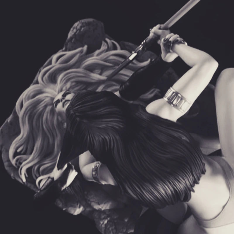 1/24 Vampirella Vs Lady Death, 2 Figures, Resin Model Figure Kit, Fantasy Theme, Unassembled and Unpainted