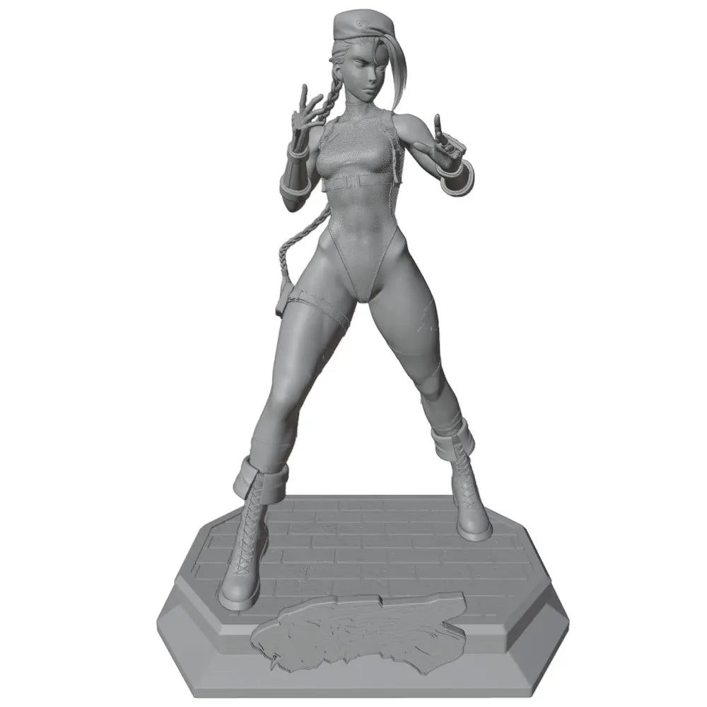 75mm Warrior, Resin Model Figure Kit, Anime Theme, Unassembled and Unpainted