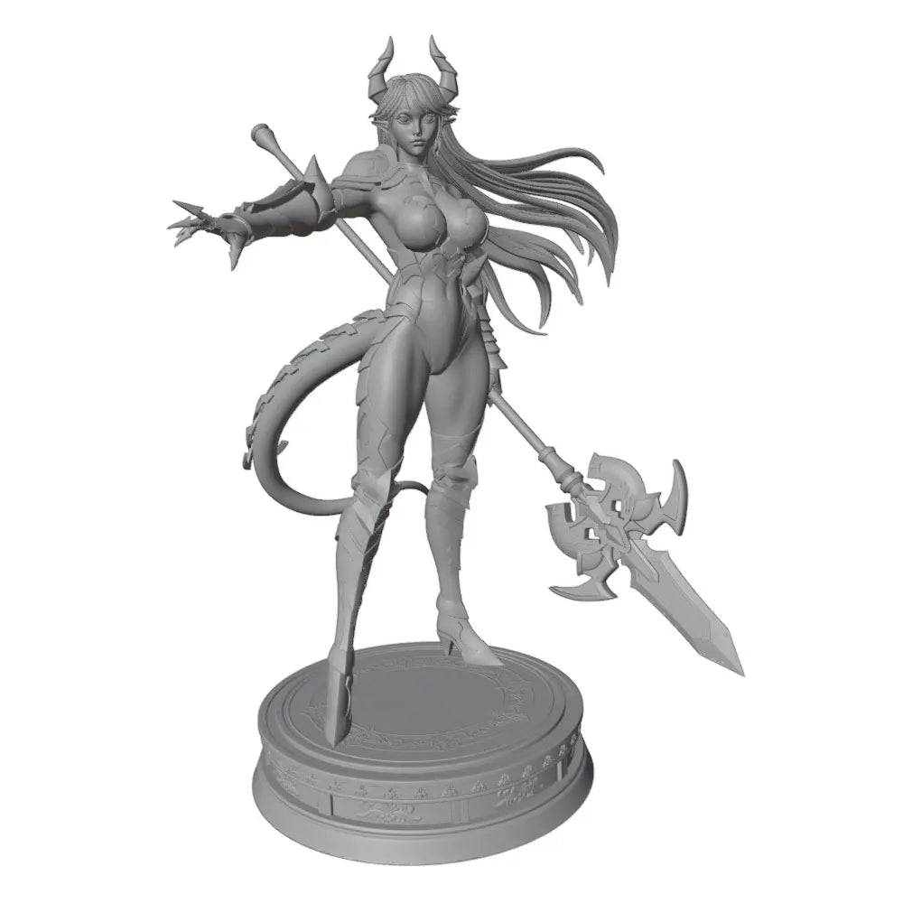 1/24 Dark Fantasy Succubus, Resin Model Figure Kit, Fantasy Theme, Unassembled and Unpainted