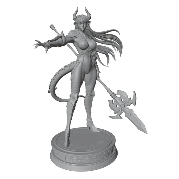 1/24 Dark Fantasy Succubus, Resin Model Figure Kit, Fantasy Theme, Unassembled and Unpainted