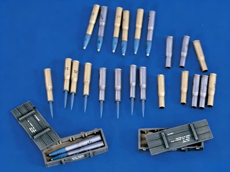 1/35 Cold War T-55 Tank Ammunition Set, Resin Model Accessory Kit, Unpainted