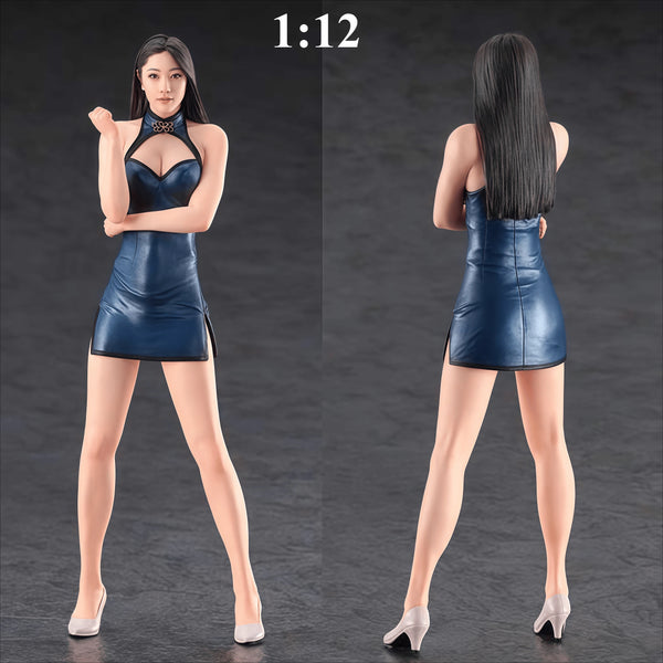 1/12 Pin-up Girl, Resin Model Figure Kit, Unassembled and Unpainted