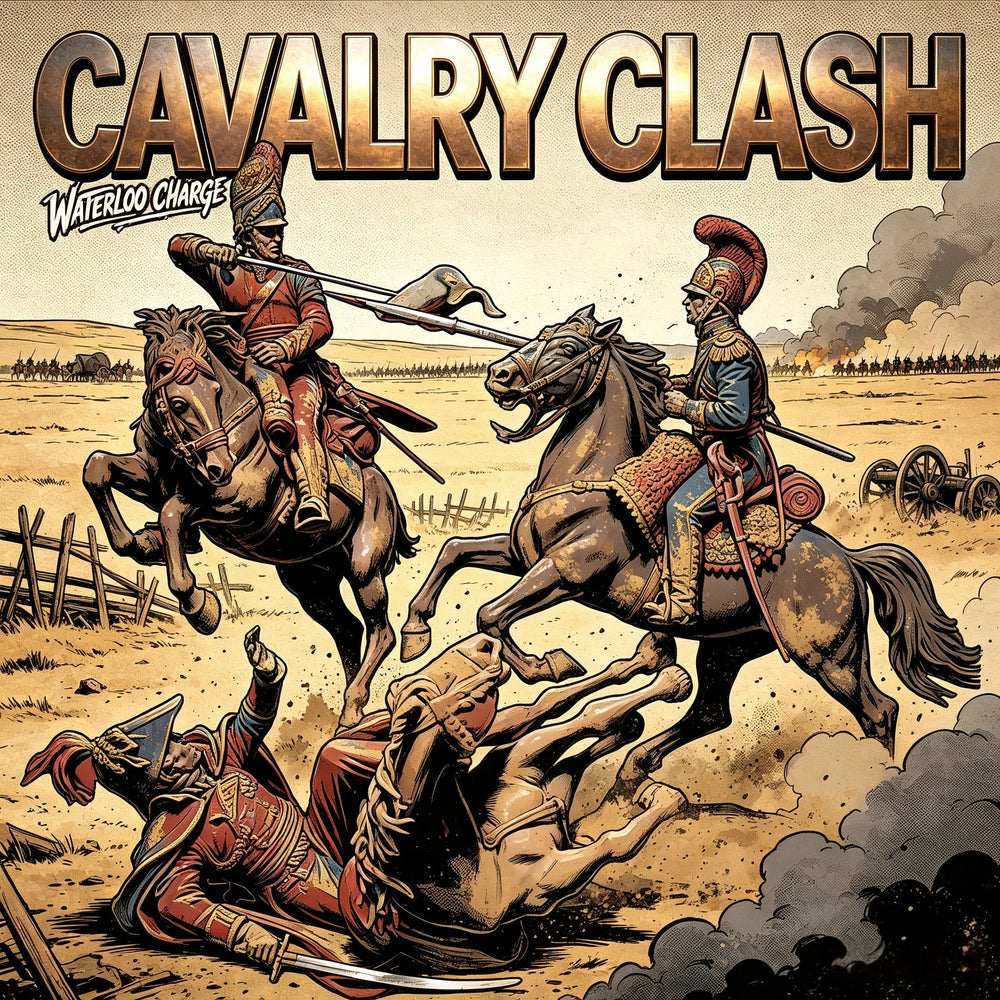 1/32 American Civil War Cavalry Clash, 5 Figures, Resin Model Figure Kit, Unassembled and Unpainted