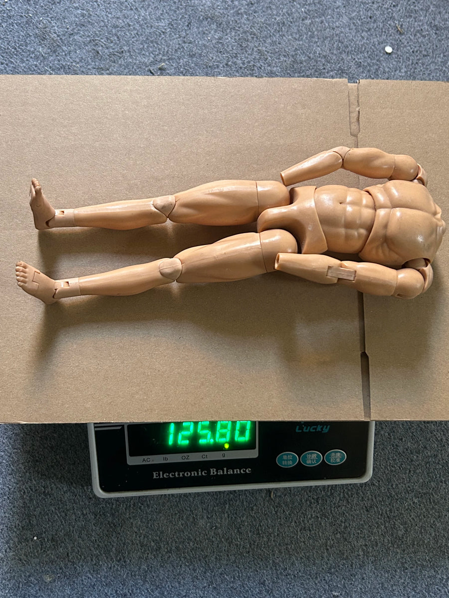 Defective 1/6 Scale Super Flexible Joints Male Body with Muscle Strong Soldier No Hands Feet 12'' Action Figure Dolls Toys