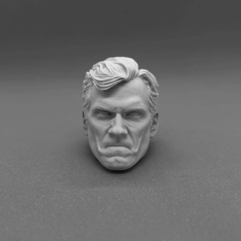 1/6 European-American Male Head, 27 Figures, Resin Model Bust Kit, Historical Theme, Unassembled and Unpainted