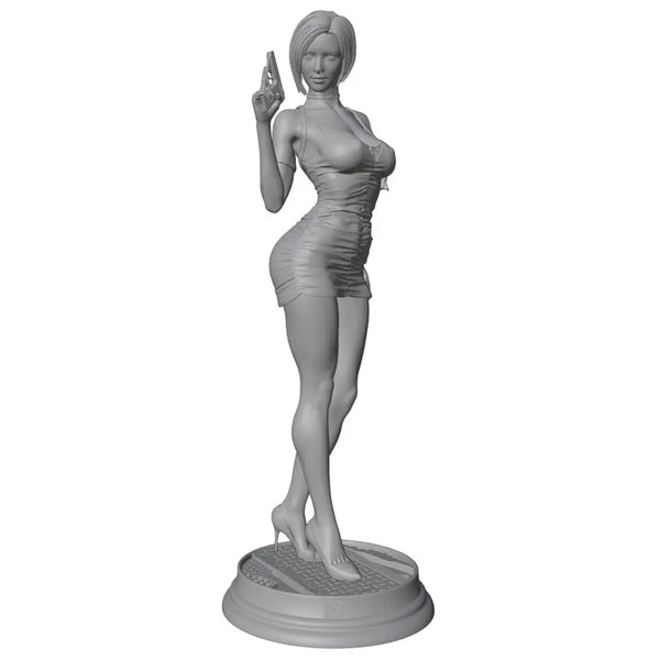 1/24 Pin-Up Female, Resin Model Figure Kit, Unassembled and Unpainted