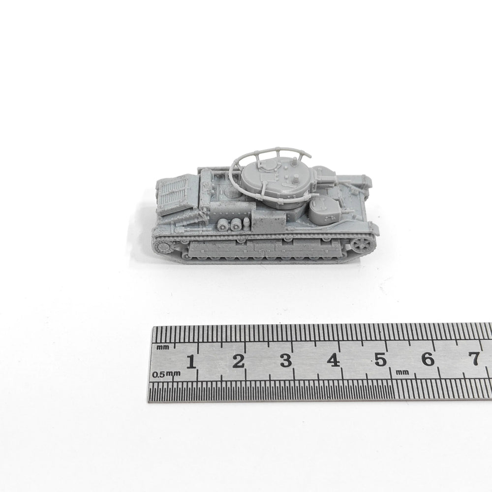1/144 WWII Soviet T-28 Medium Tank, Resin Model Vehicle Kit, Unassembled and Unpainted