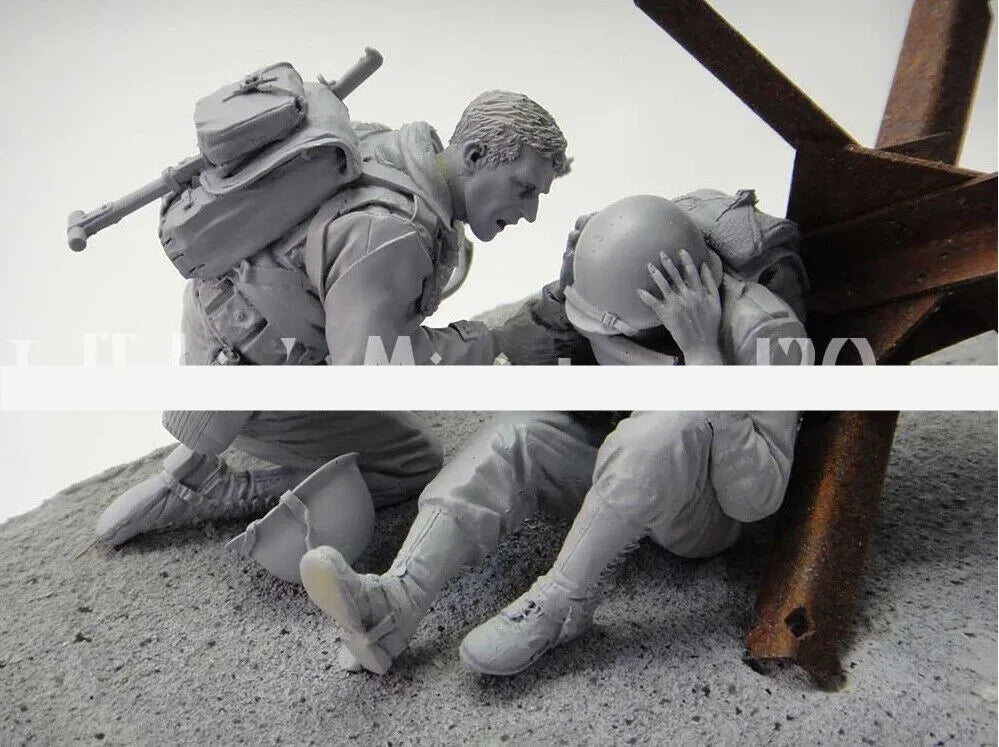1/16 Modern Military Infantry Soldiers, 3 Figures, Resin Model Figure Kit, Unassembled and Unpainted