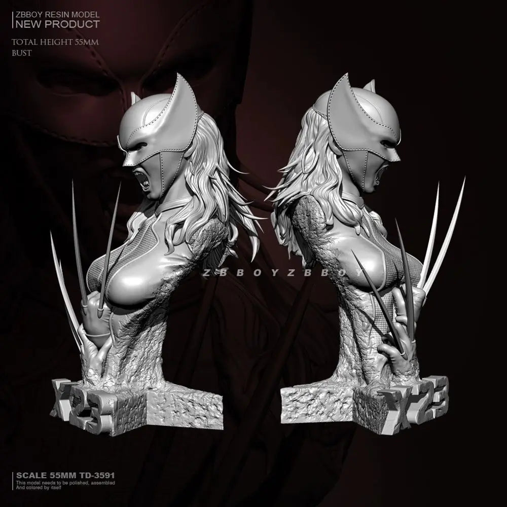 Wolverine Marvel Hero — 75mm Resin Bust