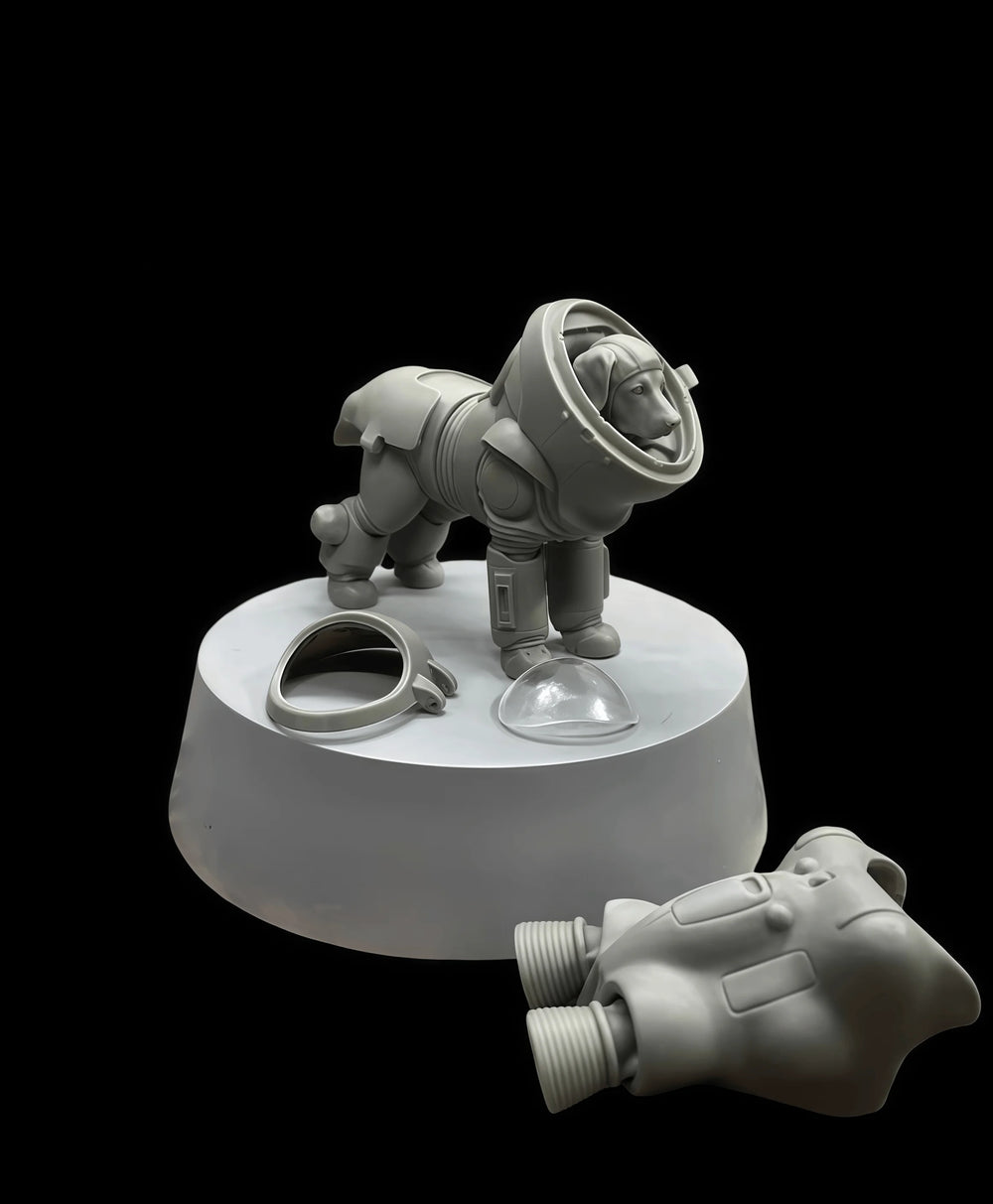 1/20 Mechanical Dog, Resin Model Creature Kit, Sci-Fi Theme, Unassembled and Unpainted
