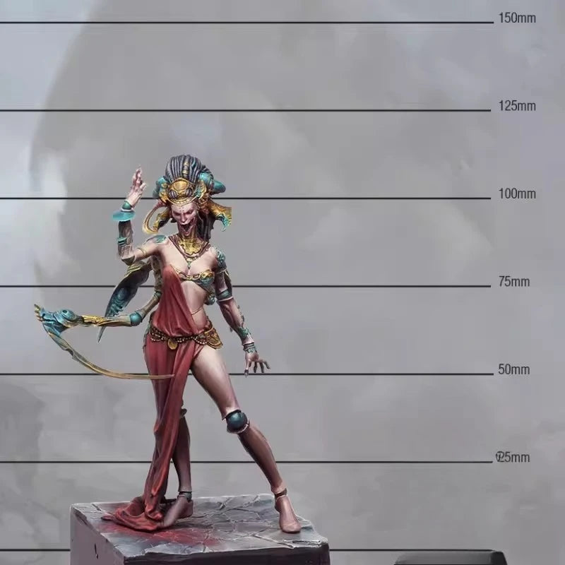 Void Queen Fantasy Warrior, Resin Model Figure Kit, Fantasy Theme, Unassembled and Unpainted