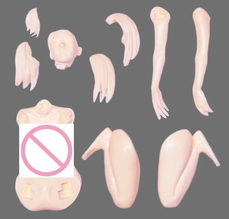 1/8 Squat Girl, Resin Model Bust Kit, Unassembled and Unpainted