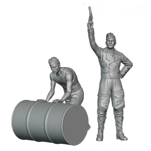 1/35 Modern Soldiers Tactical Combat, 2 Figures, Resin Model Figure Kit, Unassembled and Unpainted