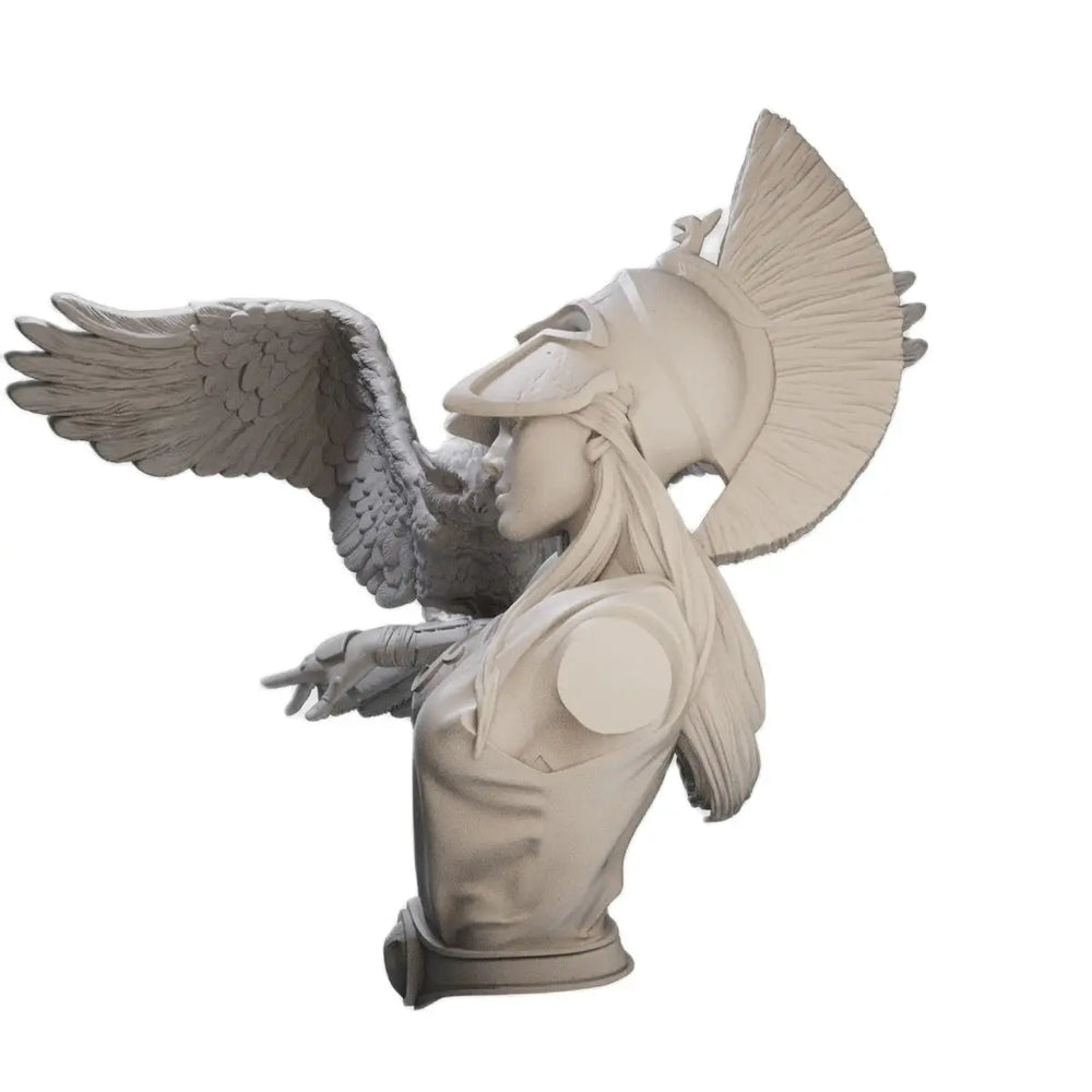 1/10 Eagle Warrior, 3 Figures, Resin Model Bust Kit, Fantasy Theme, Unassembled and Unpainted
