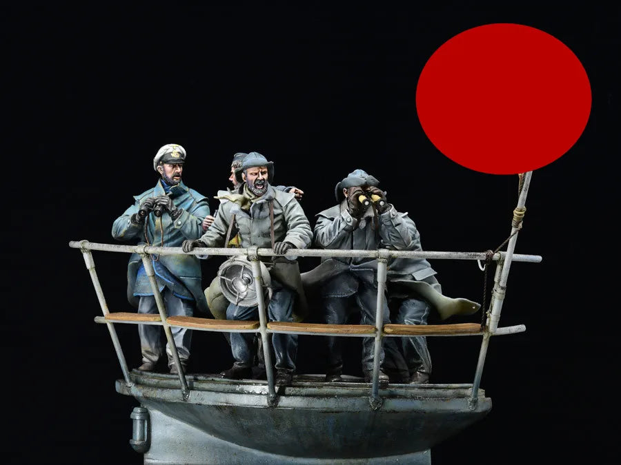 1/16 WWII Landing, 8 Figures, Resin Model Figure Kit, Unassembled and Unpainted