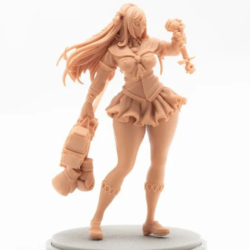 30mm Warrior Goddess, Resin Model Figure Kit, Anime Theme, Unassembled and Unpainted