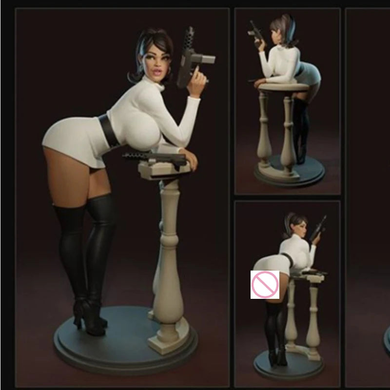 1/24 Animated Spy Lana Kane, Resin Model Figure Kit, Unassembled and Unpainted
