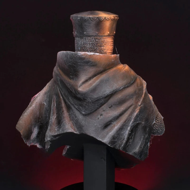 1/12 Medieval Knight Warrior, Resin Model Bust Kit, Unassembled and Unpainted