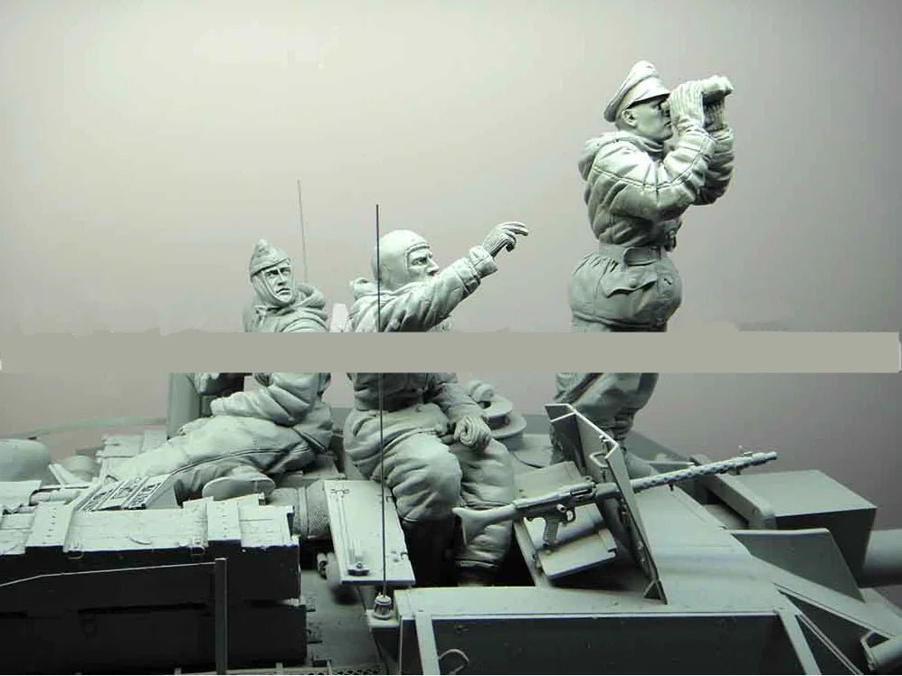 1/16 WWII Japanese Imperial Army, 3 Figures, Resin Model Figure Kit, Unassembled and Unpainted
