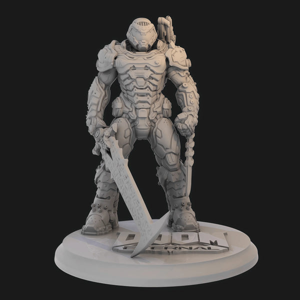 80mm Futuristic Power-Armored Warrior, Resin Model Figure Kit, Sci-Fi Theme, Unassembled and Unpainted