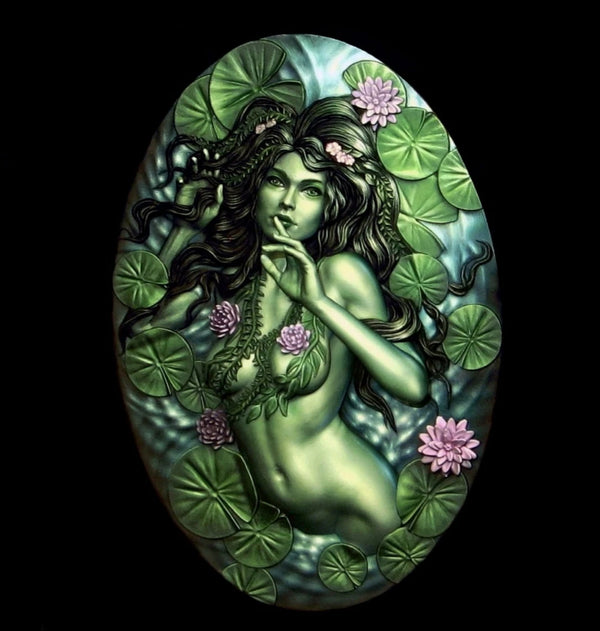 Maiden, Resin Model Bust Kit, Fantasy Theme, Unassembled and Unpainted