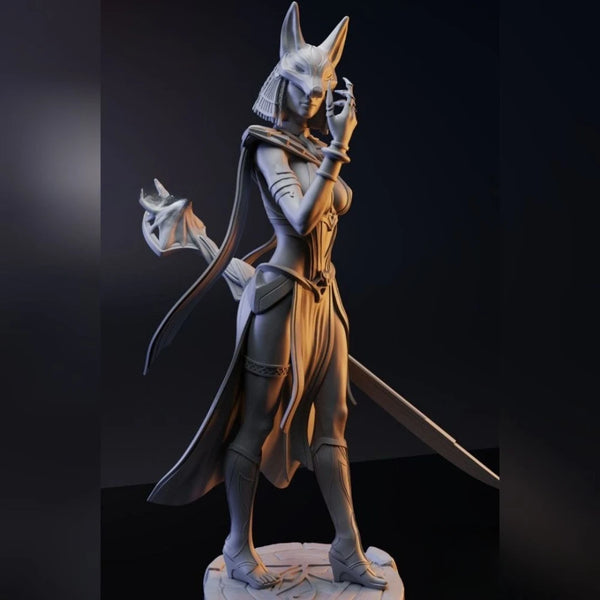 Cleopatra Fantasy Warrior, Resin Model Figure Kit, Fantasy Theme, Unassembled and Unpainted