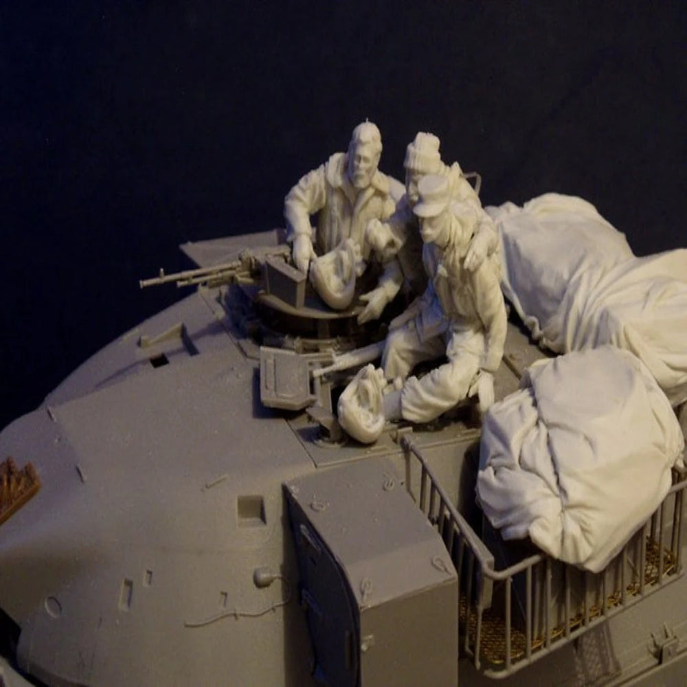 1/35 Modern Iranian Tank Crew, 5 Figures, Resin Model Vehicle Kit, Unassembled and Unpainted