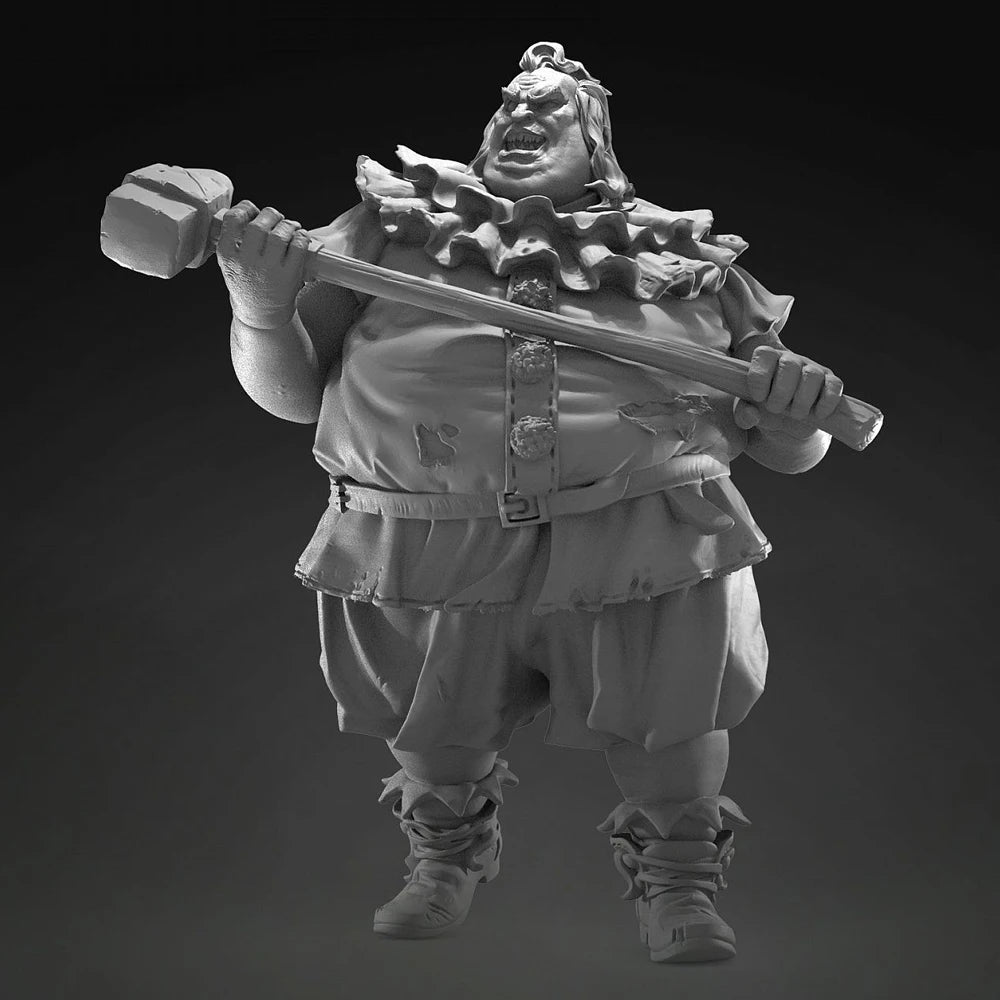 1/32 Clown Jester Ishmael Holdsworth, Resin Model Figure Kit, Fantasy Theme, Unassembled and Unpainted