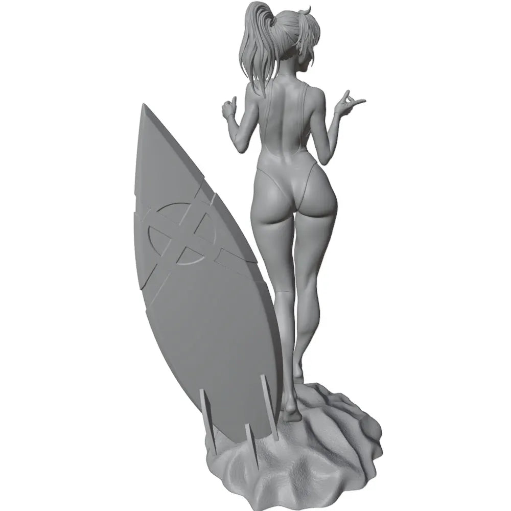 1/24 Fantasy Female Swordswoman, Resin Model Figure Kit, Unassembled and Unpainted